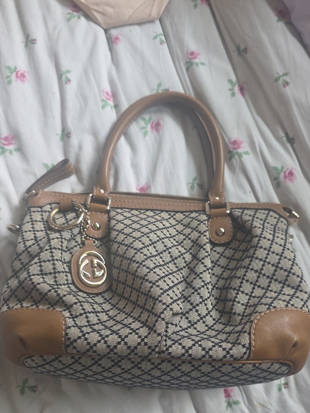 Gucci Sukey  Diamante Handbag